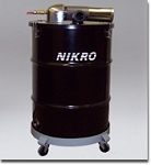 NIKRO AHD55225 AHD 55225 55 Gallon Painted Steel Pneumatic Compressed Air Powered HEPA Vacuum