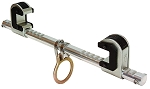 Falltech 7530 Trailing Beam Clamp Dual Ratcheting for Centering on I-beam