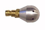 Nikro 860500 Aluminum Forward Air Blast Replacement Nozzle, Dual Lock