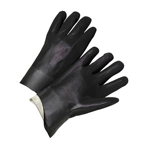 PIP 1017RF West Chester PVC Dipped Glove with Interlock Liner and Rough Finish - 10" 