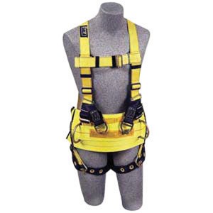 DBI/SALA X-Small Delta Derrick No-Tangle Full Body/Vest Style Harness With Back D-Ring With 18 