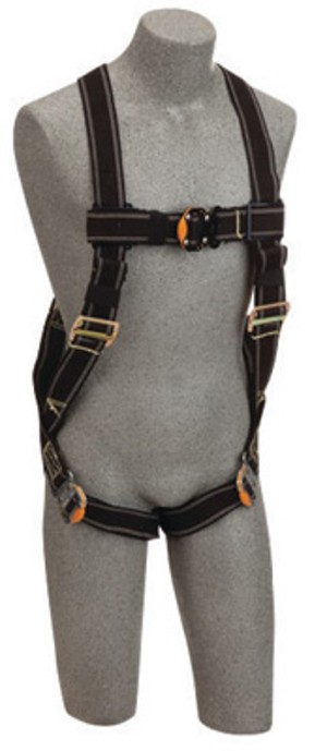 DBI/SALA Universal Delta No-Tangle Full Body/Vest Style Harness With Back D-Ring, Quick Connect Leg Strap Buckle And Loops For Body Belt 