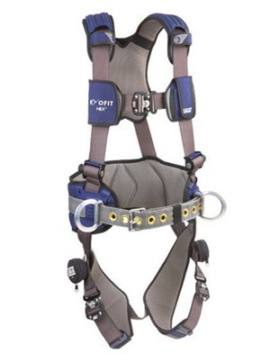 DBI/SALA X-Large ExoFit NEX Construction/Full Body Style Harness With Tech-Lite Aluminum Back, Front And Side D-Ring, Duo-Lok Quick Connect Leg And Chest Strap Buckle, Belt With Pad, Torso Adjuster, Back And Leg Comfort Padding 