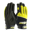 PIP 120-MX2820 Maximum Safety Professional Mechanic's Glove with Synthetic Leather Palm and Fabric Back - Yellow 