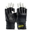 PIP 122-AV20 Maximum Safety Leather Palm and Knuckles with Anti-Vibration & Shock Absorbing Pad - Wrist Strap 
