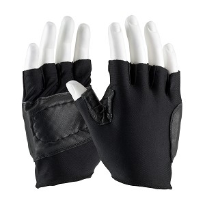 PIP 122-AV71 Maximum Safety Goatskin Leather Palm & Thumb with Anti-Vibration & Shock Absorbing Pad - Slip-On Cuff 