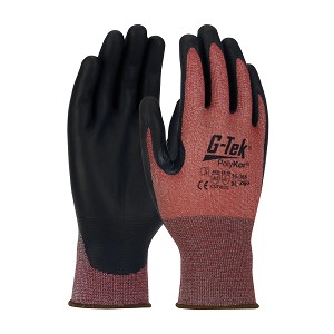 PIP 16-368 G-Tek PolyKor X7 Seamless Knit PolyKor X7 Blended Glove with NeoFoam Coated Palm & Fingers - Touchscreen Compatible 
