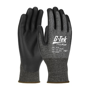 PIP 16-377 G-Tek PolyKor X7 Seamless Knit PolyKor X7 Blended Glove with NeoFoam Coated Palm & Fingers - Touchscreen Compatible 