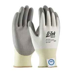 PIP 19-D310 G-Tek 3GX Seamless Knit Dyneema Diamond Blended Glove with Polyurethane Coated Flat Grip on Palm & Fingers 