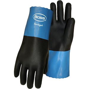PIP 1CN0034 Chemguard+ Lightweight Neoprene Coating with Cotton Knit Lining and 11" Long Pinked Cuff 