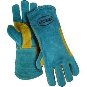 PIP 1JL0946KLH Boss Side Split Cowhide Leather Welder's Glove with Cotton Liner - Left Hand Only 