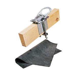 DBI/SALA Detachable Steel Roof Anchor With Removable D-Ring And Clamp Assembly 