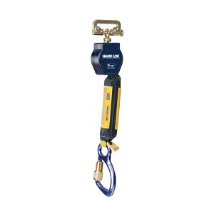 DBI/SALA 6' Nano-Lok Single Leg Self-Retracting Dyneema Web Lifeline With Quick Connector Anchorage Connection And Aluminum Captive Eye Carabiiner 