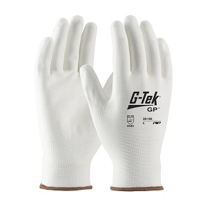 PIP 33-125 G-Tek GP Seamless Knit Nylon Glove with Polyurethane Coated Flat Grip on Palm & Fingers 