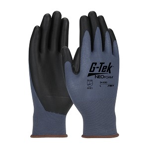 PIP 34-600 G-Tek NeoFoam Seamless Nylon Glove with NeoFoam Coated Palm & Fingers - Touchscreen Compatible 