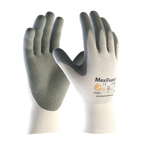PIP 34-800 MaxiFoam Premium Seamless Knit Nylon Glove with Nitrile Coated Foam Grip on Palm & Fingers 