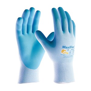 PIP 34-824 MaxiFlex Active Seamless Knit Nylon / Elastane Glove with Ultra Lightweight Nitrile Coated MicroFoam Grip on Palm & Fingers 