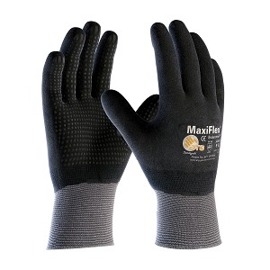 PIP 34-846 MaxiFlex Endurance Seamless Knit Nylon Glove with Nitrile Coated MicroFoam Grip on Full Hand - Micro Dot Palm 