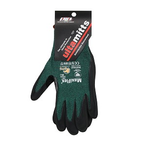 PIP 34-8743T MaxiFlex Cut Seamless Knit Engineered Yarn Glove with Premium Nitrile Coated MicroFoam Grip on Palm & Fingers - Tagged 