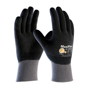 PIP 34-876 MaxiFlex Ultimate Seamless Knit Nylon / Elastane Glove with Nitrile Coated MicroFoam Grip on Full Hand 