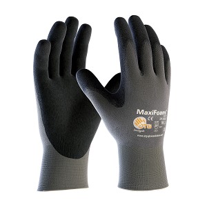 PIP 34-900 MaxiFoam Lite Seamless Knit Nylon Glove with Nitrile Coated Foam Grip on Palm & Fingers 