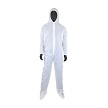PIP 3409 PE Laminate Coverall with Elastic Wrist & Ankle with Attached Hood & Boot 
