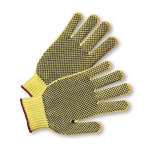 PIP 35KDEBSL Seamless Knit Kevlar / Cotton Plated Glove with Double-Sided PVC Dot Grip - Ladies' 