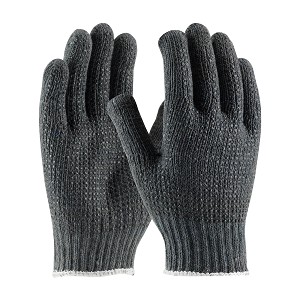 PIP 37-C500PDD Seamless Knit Cotton / Polyester Glove with Double-Sided PVC Dot Grip - 7 Gauge 