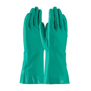 PIP 50-N160G Assurance Unsupported Nitrile, Flock Lined with Raised Diamond Grip - 15 Mil 