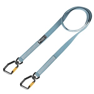 Falltech 5340B 40 lb Premium Tool Tether with Non-stretch Web, Choke-loop and Swivel Aluminum Carabiner, 78" 1/pk 