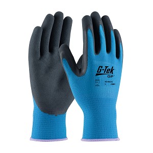 PIP 55-AG316 G-Tek GP Seamless Knit Polyester Glove with Latex Coated MicroSurface Grip on Palm & Fingers 