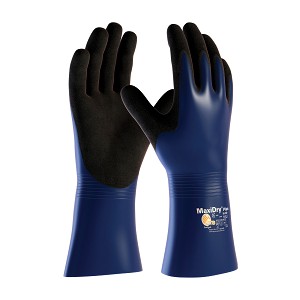 PIP 56-530 MaxiDry Plus Nitrile Coated Glove with Nylon / Elastane Liner and Non-Slip Grip on Palm & Fingers 