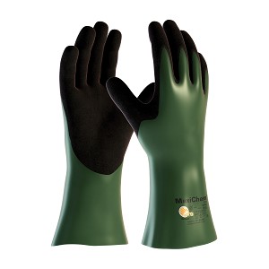 PIP 56-633 MaxiChem Cut Nitrile Blend Coated Glove with HPPE Liner and Non-Slip Grip on Palm & Fingers - 12" 