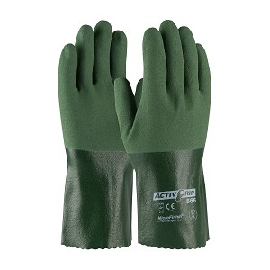 PIP 56-AG566 ActivGrip Nitrile Coated Glove with Cotton Liner and MicroFinish Grip - 12" 