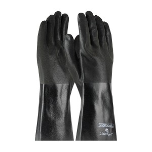 PIP 58-8364 ProCoat PVC Dipped Glove with Jersey Liner and Premium Sandy Finish - 14" 