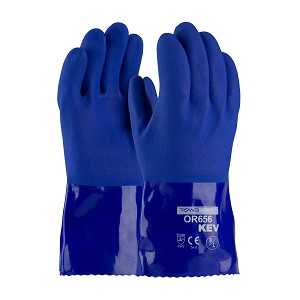 PIP 58-8658K XtraTuff Oil Resistant PVC Glove with Kevlar Liner and Rough Grip 