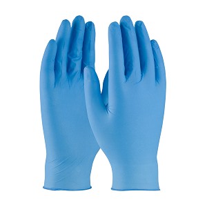 PIP BQY09 QRP Qualatrile Disposable Nitrile Glove, Powder Free with Textured Grip - 4 mil 
