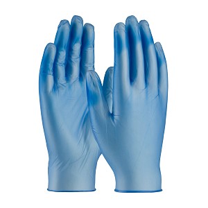 PIP 64-V77B Ambi-dex Industrial Grade Disposable Vinyl Glove, Powdered - 5 Mil 