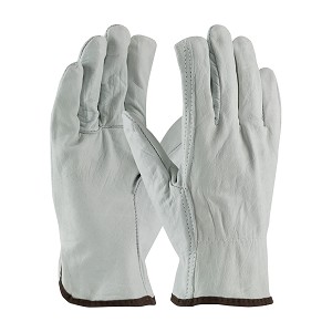 PIP 68-105 Economy Grade Top Grain Cowhide Leather Drivers Glove - Straight Thumb 