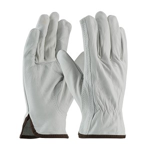 PIP 68-162 Economy Grade Top Grain Cowhide Leather Drivers Glove - Keystone Thumb 