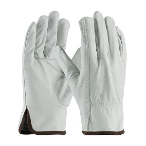 PIP 68-165 Superior Grade Top Grain Cowhide Leather Drivers Glove - Keystone Thumb 