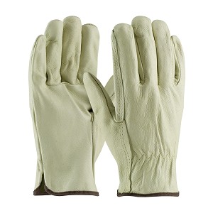 PIP 70-300 Industry Grade Top Grain Pigskin Leather Drivers Glove - Straight Thumb 