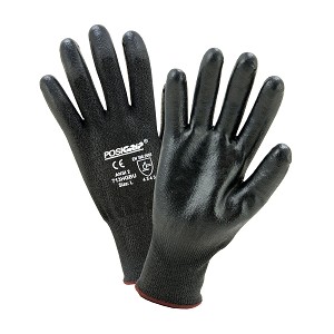 PIP 713HGBU PosiGrip Seamless Knit HPPE Blended Glove with Polyurethane Coated Flat Grip on Palm & Fingers 