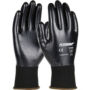 PIP 715SNFKB PosiGrip Seamless Knit Nylon Glove with Nitrile Coated Foam Grip on Palm, Fingers & Knuckles 