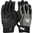 PIP 89302GY Extreme Work LocX-On Synthetic Leather Palm with Silicone Grip, Gray Fabric Back & Touchscreen Index Finger - XLock Cuff 