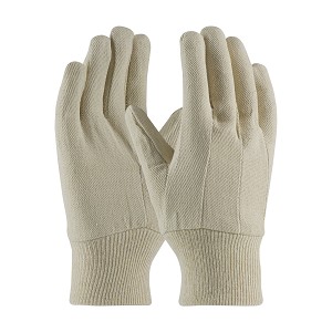 PIP 90-908CI Economy Grade Cotton/Polyester Canvas Single Palm Glove - Knit Wrist - Ladies 