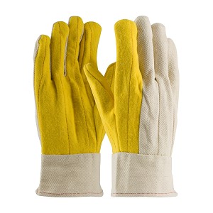 PIP M18BT Regular Grade Chore Glove with Double Layer Palm, Canvas Back and Nap-Out Finish - Band Top 