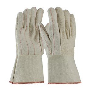 PIP 94-932G Premium Grade Hot Mill Glove with Three-Layers of Cotton Canvas and Burlap Liner - 32 oz 
