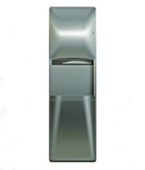 Bradley 2A05-360000 Towel/Waste- 18 Gal- Recessed 