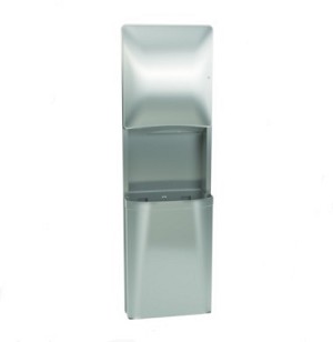 Bradley 2A15-360000 Towel/Waste, 21 Gal, Recessed 